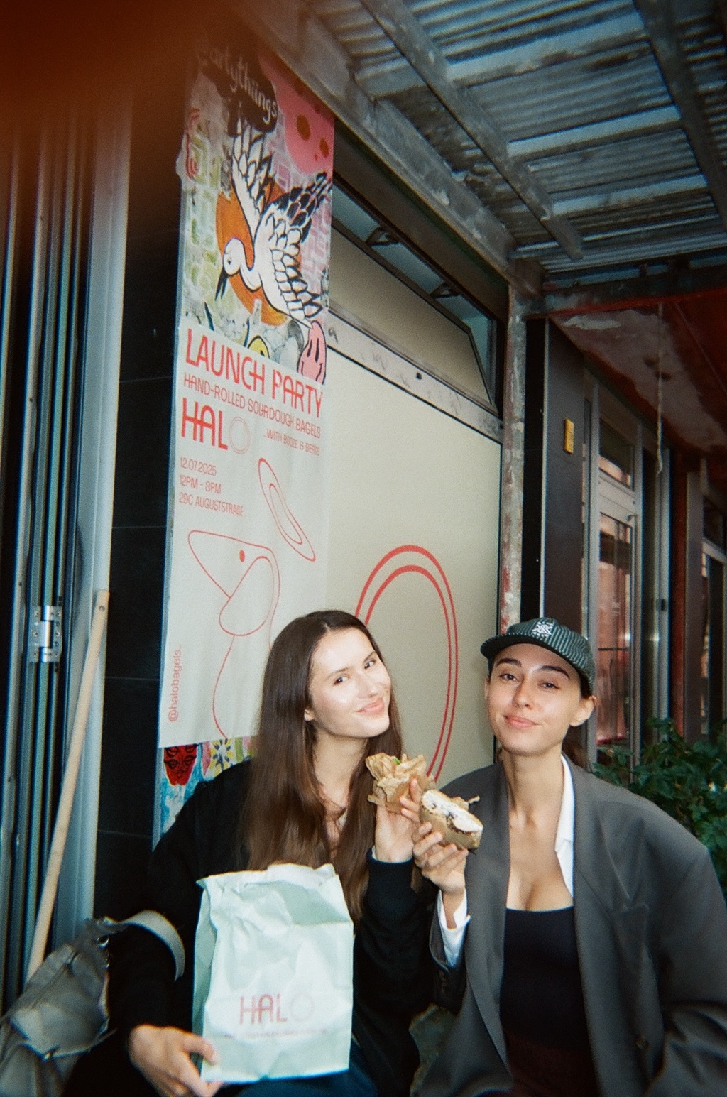 Bagels being made at HALO Berlin